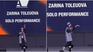 Национальный танец глазами молодежи. Астанчанка восхитила выступлением Казнет