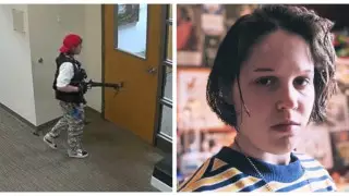 Опубликованы кадры нападения на школу в США, где трансгендер застрелила шесть человек