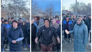 Жители района Костаная, где хотят построить новый микрорайон, записали видеообращение