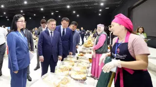 Предприниматели, получившие гранты, представили свою продукцию на выставке в Шымкенте