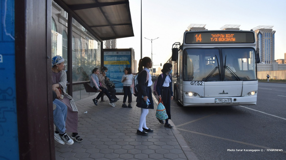 Схемы движения четырех автобусов изменятся в Астане