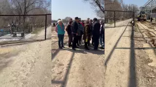 Алматинцы не могут попасть к могилам родственников: дорога на кладбище оказалась проданной