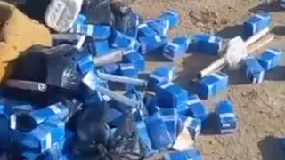 Свалку шприцев и лекарств нашли в Мангистау