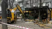 Еще одну летнюю террасу кафе снесли в Алматы