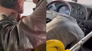 Пассажир чуть не задушил водителя автобуса в Петропавловске