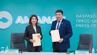 Партия Amanat совместно с Halyk Bank запускает проект "Қарызсыз қоғам"