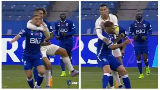 "Чуть не свернул шею". Роналду сорвался на сопернике