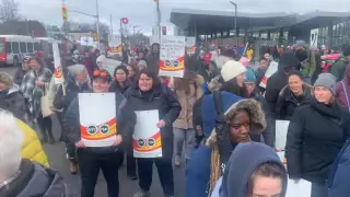 Сотни тысяч госслужащих вышли на забастовку в Канаде