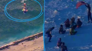 "9 пропали без вести". Спасение голодных рыбаков попало на видео