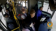 Работа карманника попала на видео в автобусе Алматы
