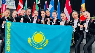 Казахстанские гимнастки взяли бронзу на этапе Кубка мира
