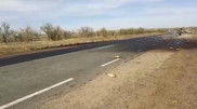 Авто загорелось, водитель погиб на трассе в Актюбинской области