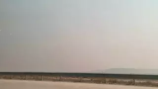 Густой дым от пожаров накрыл Акмолинскую область