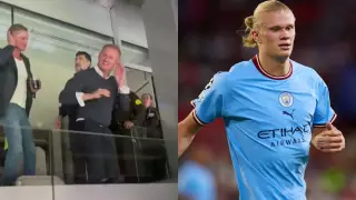 Отца Холланда выгнали со стадиона во время матча Лиги чемпионов