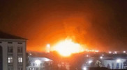 Мощный взрыв попал на видео в Узбекистане