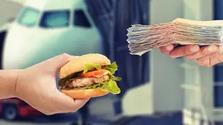 Почему еда в аэропортах такая дорогая, ответили эксперты