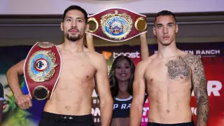 Напугал? Соперник Жанибека Алимханулы "сбежал" с дуэли взглядов