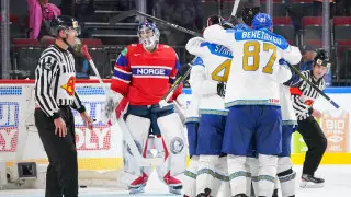 Камбэк в первом матче ЧМ! Казахстан отыгрался с 1:3 против Норвегии