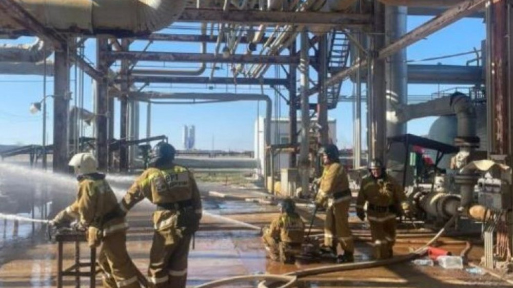 Скончался один из пострадавших в пожаре на газоперерабатывающем заводе в Актюбинской области