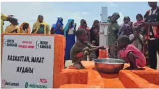 Казахстанцы построили колодец для африканской деревни