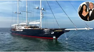 В сети появились фото Безоса с возлюбленной на яхте за 500 миллионов долларов