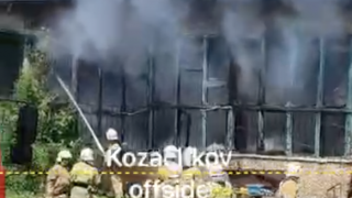Кадр из видео, Telegram/Kozachkov offside