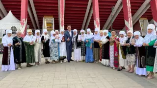 Аким Актобе поздравил участников "Ұлттық мұра"