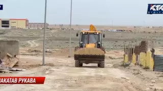 Жители Актау сами делают себе дороги