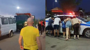 Задержан водитель КамАЗа, сбивший авто во дворе жилого дома в Астане