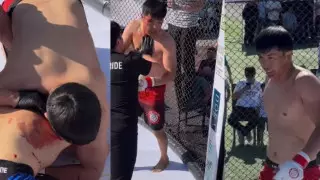 "Это позор". Казахстанского бойца дисквалифицировали на турнире по ММА