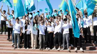 Как в ЗКО отметили День государственных символов