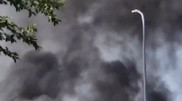 Густой черный дым и громкий хлопок встревожили астанчан