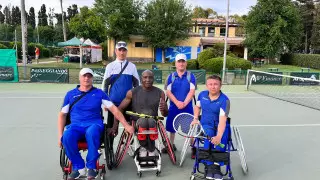 Первый международный успех казахстанского тенниса на колясках