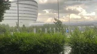 Ветер, дождь и пыльная буря. В Астане снова испортилась погода