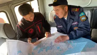 Пожар ликвидируют в Коргалжынском заповеднике