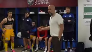 Пламенная речь Адиева. Сборная Казахстана показала видео из раздевалки после победы