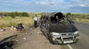 Семья иностранцев разбилась на трассе в Актюбинской области
