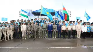 Подведены итоги IX Международного военно-патриотического сбора молодежи "Айбын-2023"