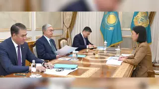 Президент Токаев принял министра экологии Зульфию Сулейменову