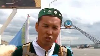 Мужчина 50 дней шел пешком из Китая в Караганду