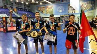 Мятеж не помешал. Казахстанцы выиграли чемпионат мира по ММА в Москве
