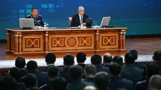 "Вы круглые сутки на страже порядка". Токаев пообещал поддержку полицейским