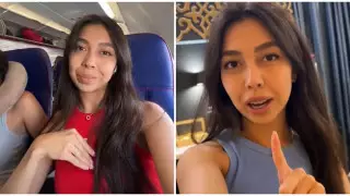 Путешественница объяснила казахстанцам правило этикета в самолете