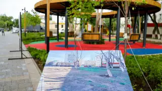 В Астане появился новый пешеходный променад