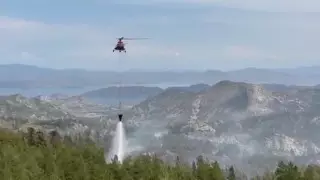 Тушение природного пожара в ВКО продолжается