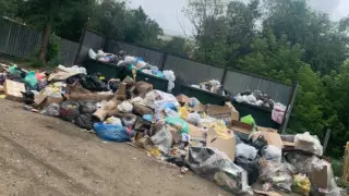 Актобе cнова утопает в мусоре