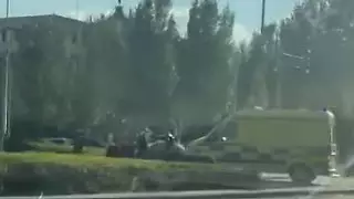 "Гармошку" из автомобилей собрал нарушивший ПДД водитель в Астане