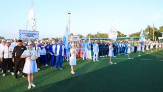 В Костанайской области состоялось торжественное открытие спартакиады "Тын-Целина-2023"