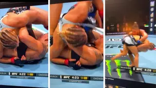 "Надеюсь, не весь мир видел меня голой". Боец UFC пыталась раздеть свою соперницу