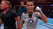 Асу Алмабаев одержал досрочную победу в первом бою в UFC
